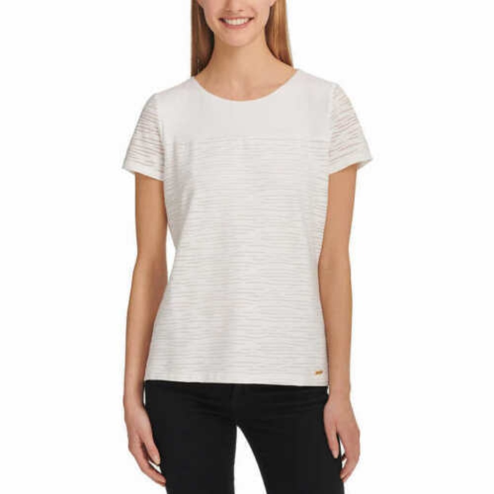 NEW Calvin Klein Ladies' Textured Tee